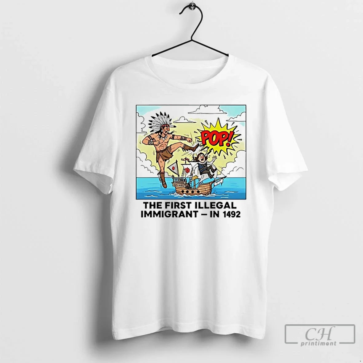 Classic Native American First Illegal Immigrant 1492 T-Shirts, Hoodie, Sweatshirt - T-Shirt, Sweatshirt, Hoodie
