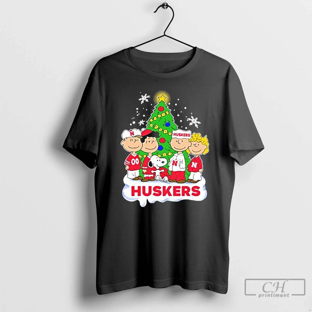 Classic Nebraska Cornhuskers X Peanuts Merry T-Shirts, Hoodie, Sweatshirt - T-Shirt, Sweatshirt, Hoodie