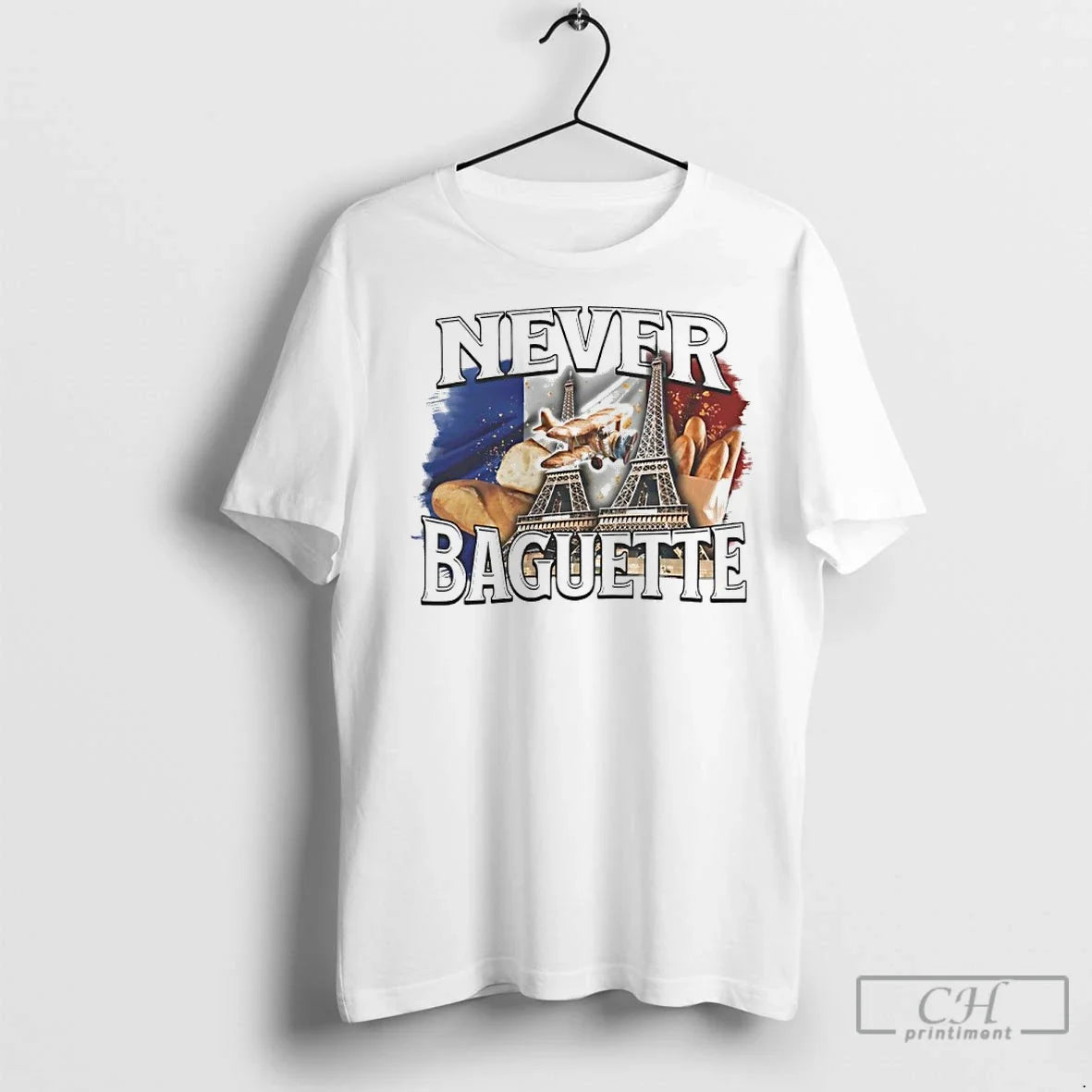 Classic Never Baguette Eiffel Tower 90s Bootleg T-Shirts, Hoodie, Sweatshirt - T-Shirt, Sweatshirt, Hoodie
