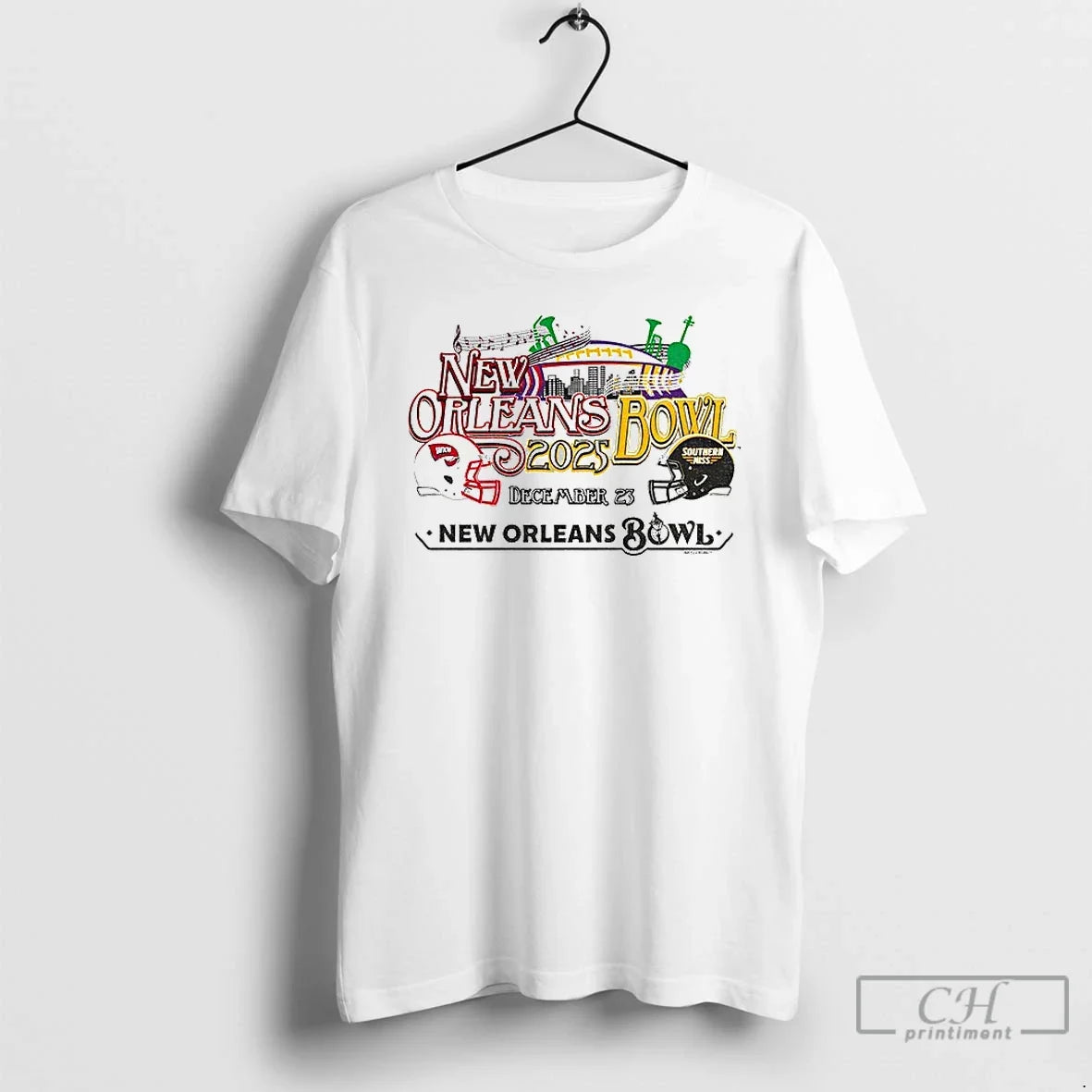 Classic New Orleans Bowl 2025 Western Kentucky Vs Southern Miss December 23 T-Shirts, Hoodie, Sweatshirt - T-Shirt, Sweatshirt, Hoodie