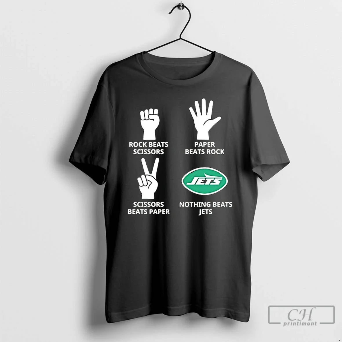 Classic New York Jets Nothing Beats Rock Beats Scissors Paper Beats Rock Scissors Beats Paper T-Shirts, Hoodie, Sweatshirt - T-Shirt, Sweatshirt, Hoodie