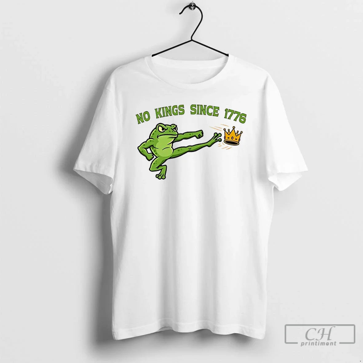 Classic No Kings Since 1776 Frog Kick T-Shirts, Hoodie, Sweatshirt - T-Shirt, Sweatshirt, Hoodie