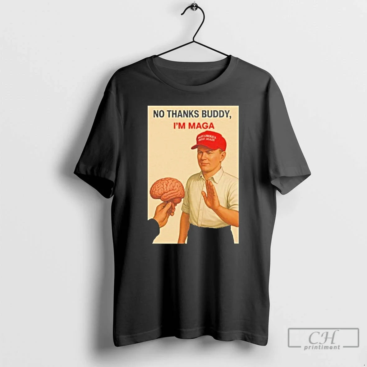 Classic No Thanks Buddy Im Maga No Kings Day T-Shirts, Hoodie, Sweatshirt - T-Shirt, Sweatshirt, Hoodie