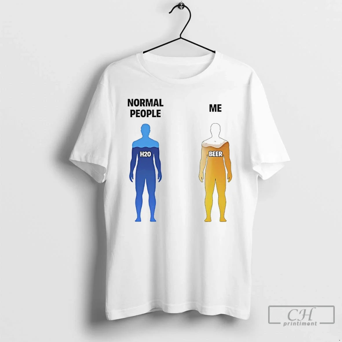 Classic Normal People H2o Vs Me Beer T-Shirts, Hoodie, Sweatshirt - T-Shirt, Sweatshirt, Hoodie