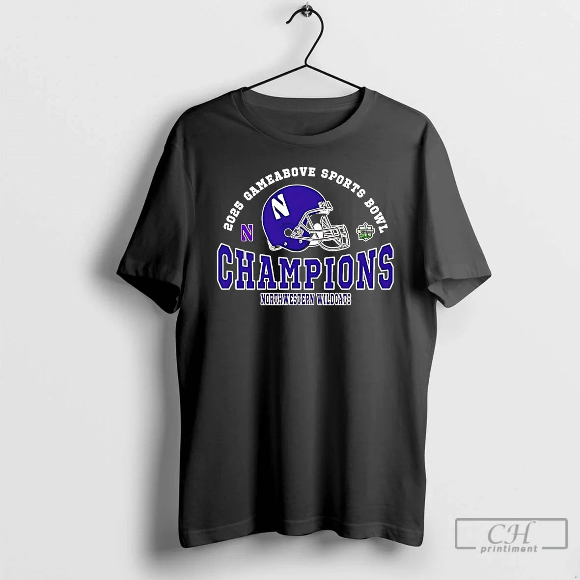 Classic Northwestern Wildcats 2025 Gameabove Sports Bowl Champions Helmet T-Shirts, Hoodie, Sweatshirt - T-Shirt, Sweatshirt, Hoodie