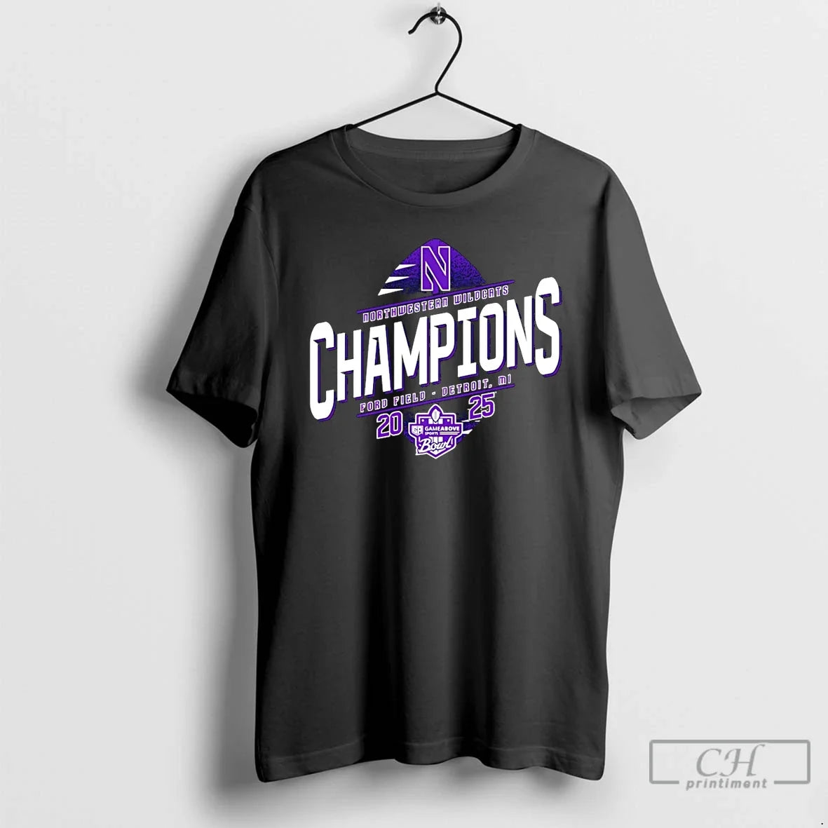 Classic Northwestern Wildcats 2025 Gameabove Sports Bowl Champions Logo T-Shirts, Hoodie, Sweatshirt - T-Shirt, Sweatshirt, Hoodie