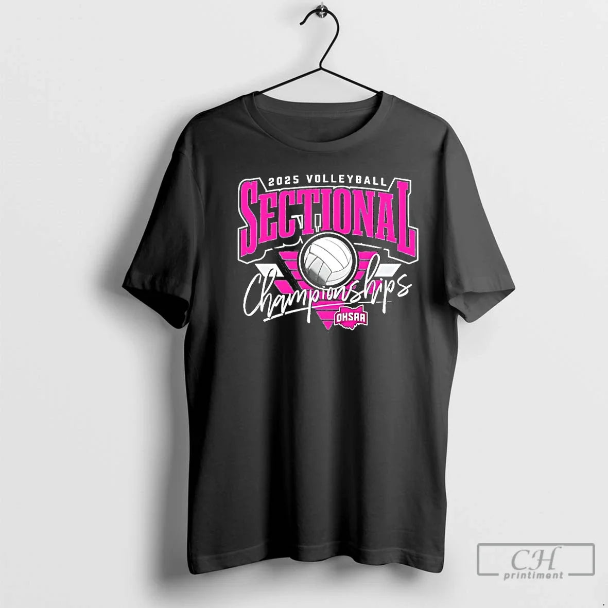Classic Ohsaa Volleyball Sectionals 2025 Logo T-Shirts, Hoodie, Sweatshirt - T-Shirt, Sweatshirt, Hoodie