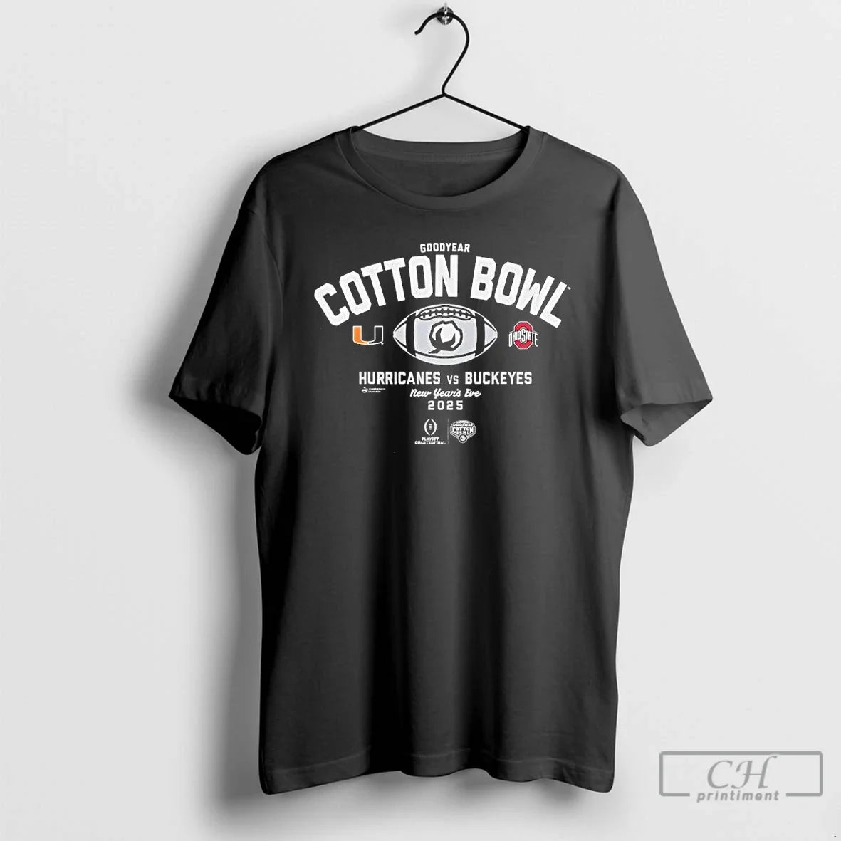 Classic Ohio State Vs Miami 2025 Goodyear Cotton Bowl New Years Eve T-Shirts, Hoodie, Sweatshirt - T-Shirt, Sweatshirt, Hoodie