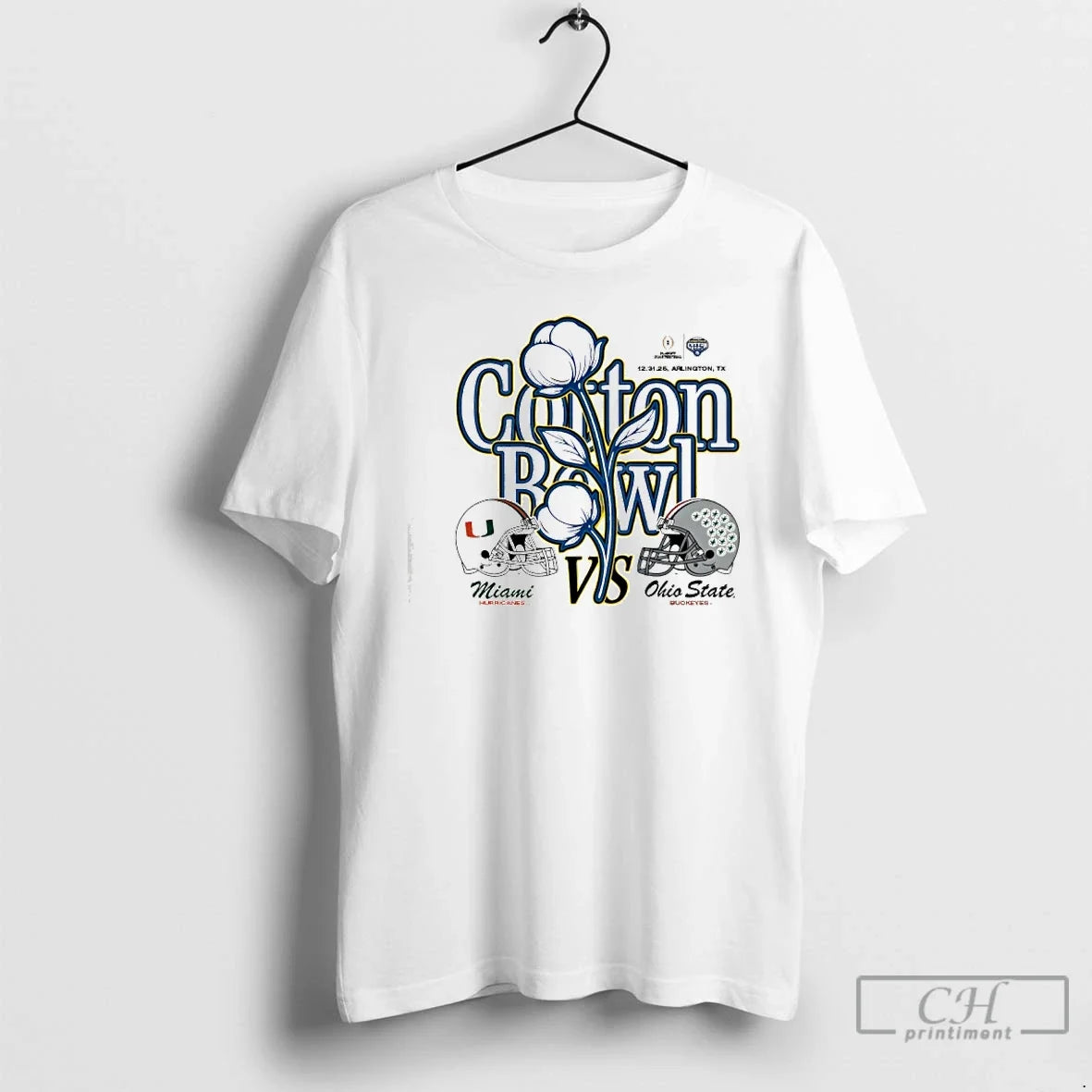 Classic Ohio State Vs Miami 2025 Cotton Bowl T-Shirts, Hoodie, Sweatshirt - T-Shirt, Sweatshirt, Hoodie