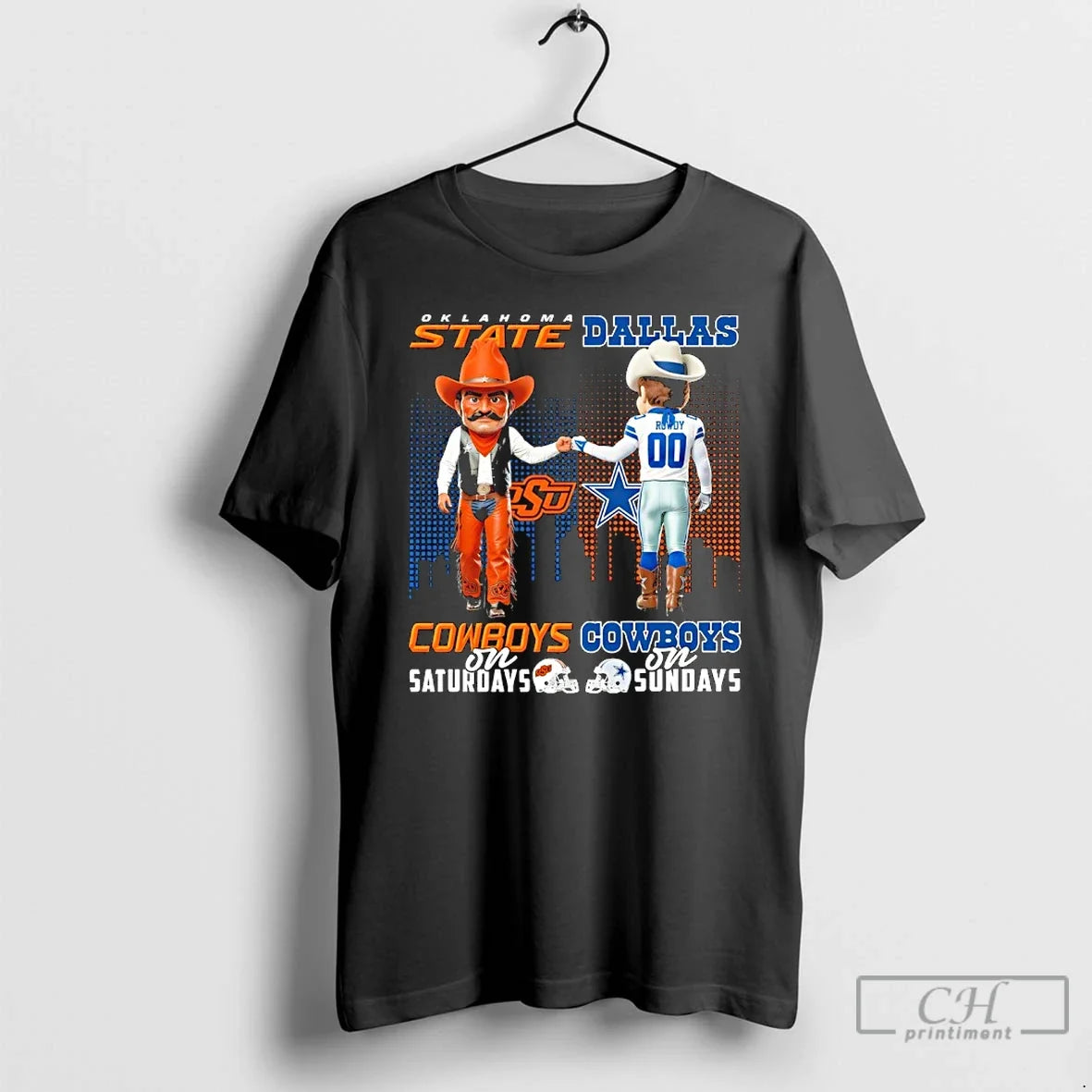 Classic Oklahoma State Cowboys Saturdays X Dallas Cowboys Sundays Mascot T-Shirts, Hoodie, Sweatshirt - T-Shirt, Sweatshirt, Hoodie