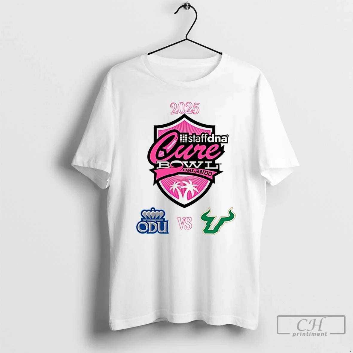 Classic Old Dominion Monarchs Vs South Florida Bulls 2025 Cure Bowl T-Shirts, Hoodie, Sweatshirt - T-Shirt, Sweatshirt, Hoodie