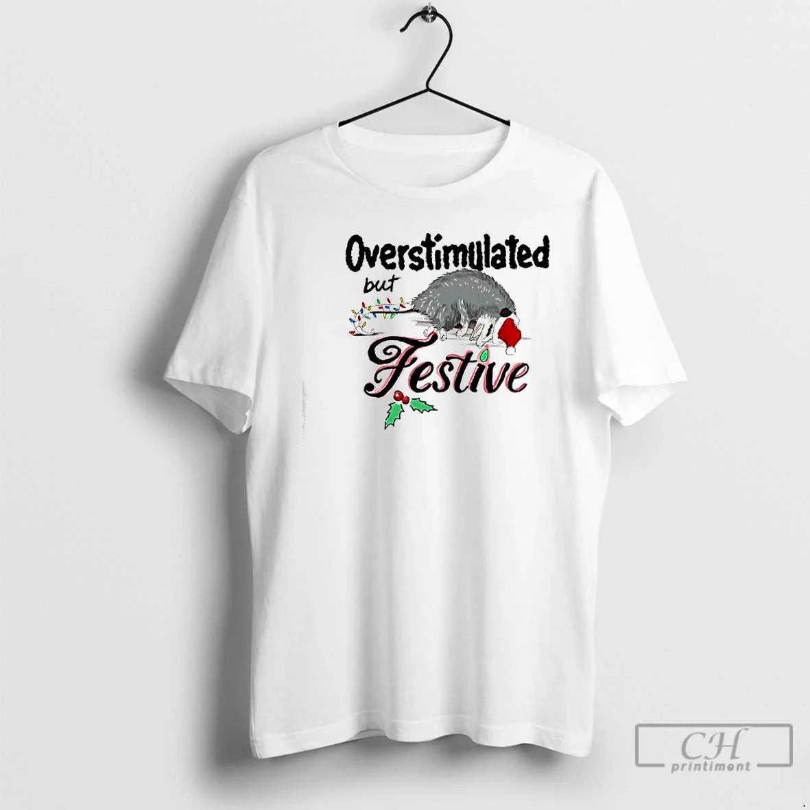 Classic Overstimulated But Festive Lights T-Shirts, Hoodie, Sweatshirt - T-Shirt, Sweatshirt, Hoodie