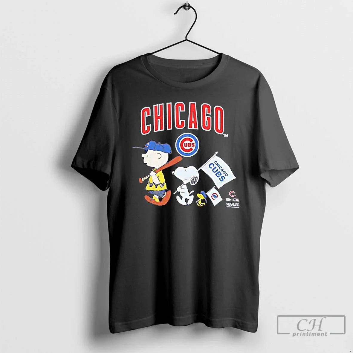 Classic Peanuts Chracters Flag Chicago Cubs Royal T-Shirts, Hoodie, Sweatshirt - T-Shirt, Sweatshirt, Hoodie