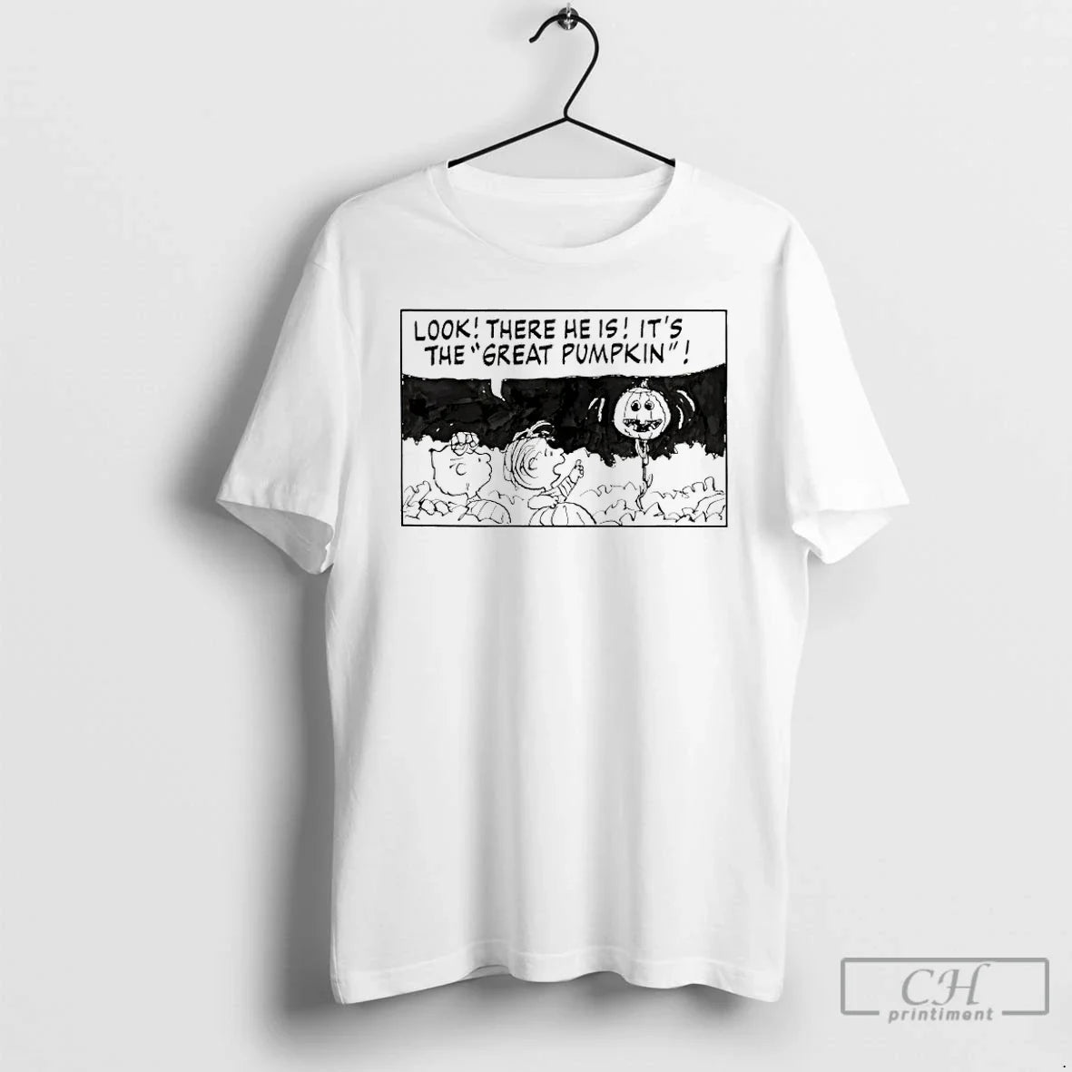 Classic Peanuts There He Is Great Pumpkin T-Shirts, Hoodie, Sweatshirt - T-Shirt, Sweatshirt, Hoodie