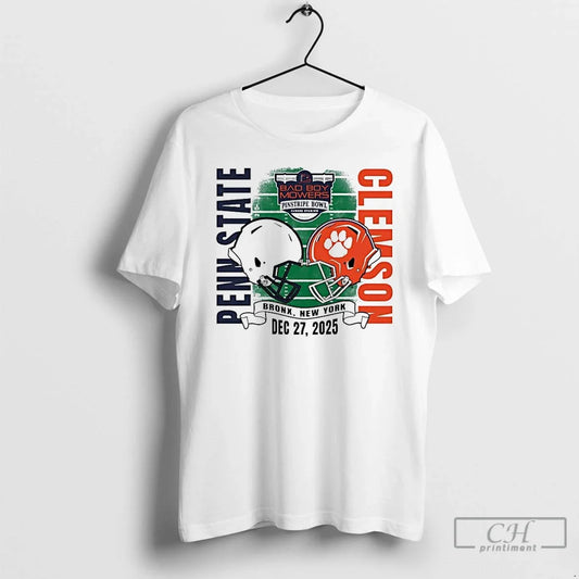 Classic Penn State Nittany Lions Vs Clemson Tigers 2025 Bad Boy Mowers Pinstripe Bowl T-Shirts, Hoodie, Sweatshirt - T-Shirt, Sweatshirt, Hoodie