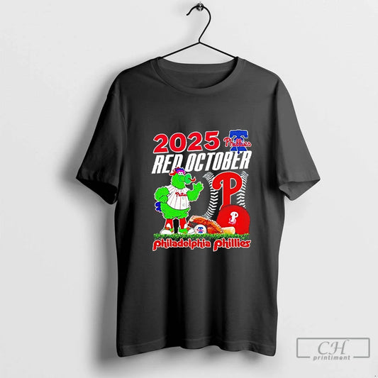 Classic Philadelphia Phillies 2025 Red October Phanatic Mascot Blackshirt T-Shirts, Hoodie, Sweatshirt - T-Shirt, Sweatshirt, Hoodie