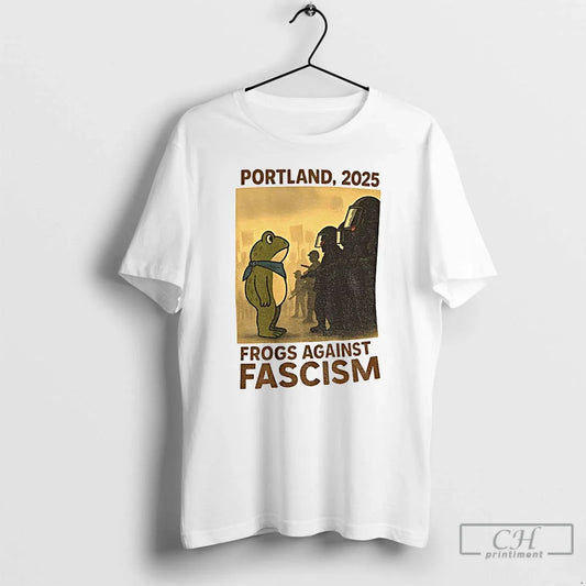 Classic Portland Frog 2025 Protest Against Fascism Ice T-Shirts, Hoodie, Sweatshirt - T-Shirt, Sweatshirt, Hoodie