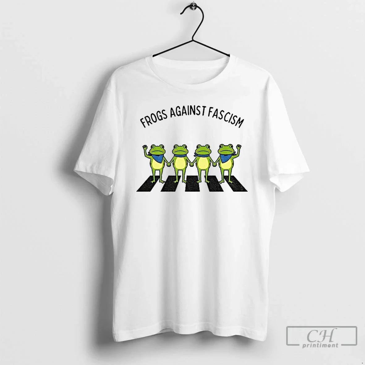Classic Portland Frogs Against Fascism Abolish Ice Abbey Road T-Shirts, Hoodie, Sweatshirt - T-Shirt, Sweatshirt, Hoodie