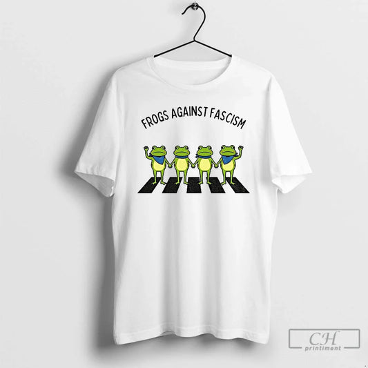 Classic Portland Frogs Against Fascism Abolish Ice Abbey Road T-Shirts, Hoodie, Sweatshirt - T-Shirt, Sweatshirt, Hoodie
