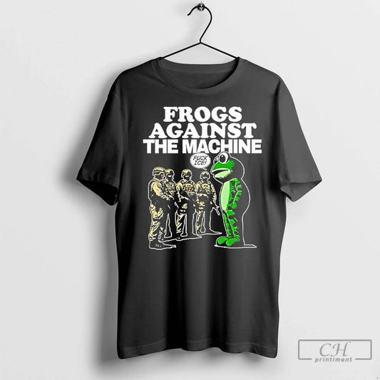 Classic Portland Frogs Against Machine Fck Ice T-Shirts, Hoodie, Sweatshirt - T-Shirt, Sweatshirt, Hoodie