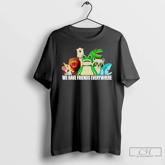 Classic Portland Frog We Have Friends Everywhere Ornaments T-Shirts, Hoodie, Sweatshirt - T-Shirt, Sweatshirt, Hoodie