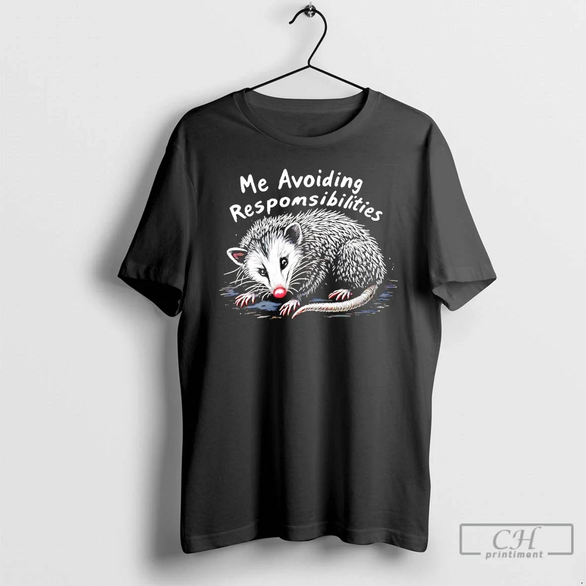 Classic Possum Me Avoiding Responsibilities T-Shirts, Hoodie, Sweatshirt - T-Shirt, Sweatshirt, Hoodie