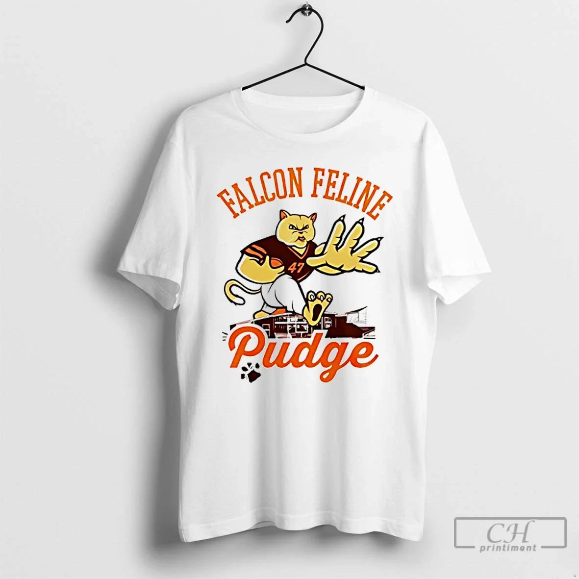 Classic Pudge Cat Bgsu Football 2025 Mascot T-Shirts, Hoodie, Sweatshirt - T-Shirt, Sweatshirt, Hoodie