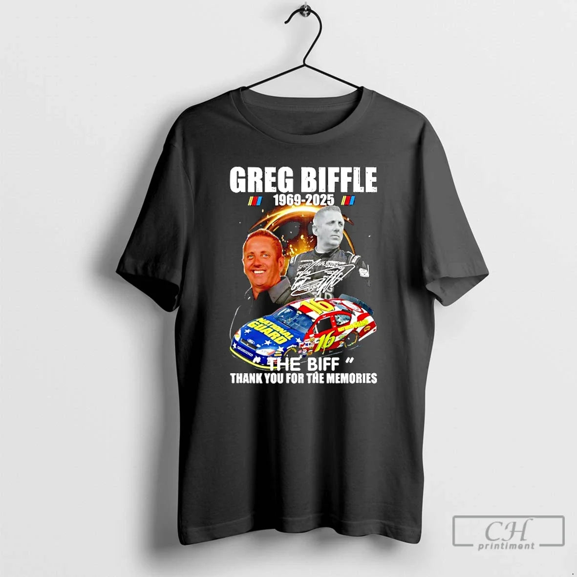Classic R I P Greg Biffle 1969 2025 Thank You Memories Signature T-Shirts, Hoodie, Sweatshirt - T-Shirt, Sweatshirt, Hoodie