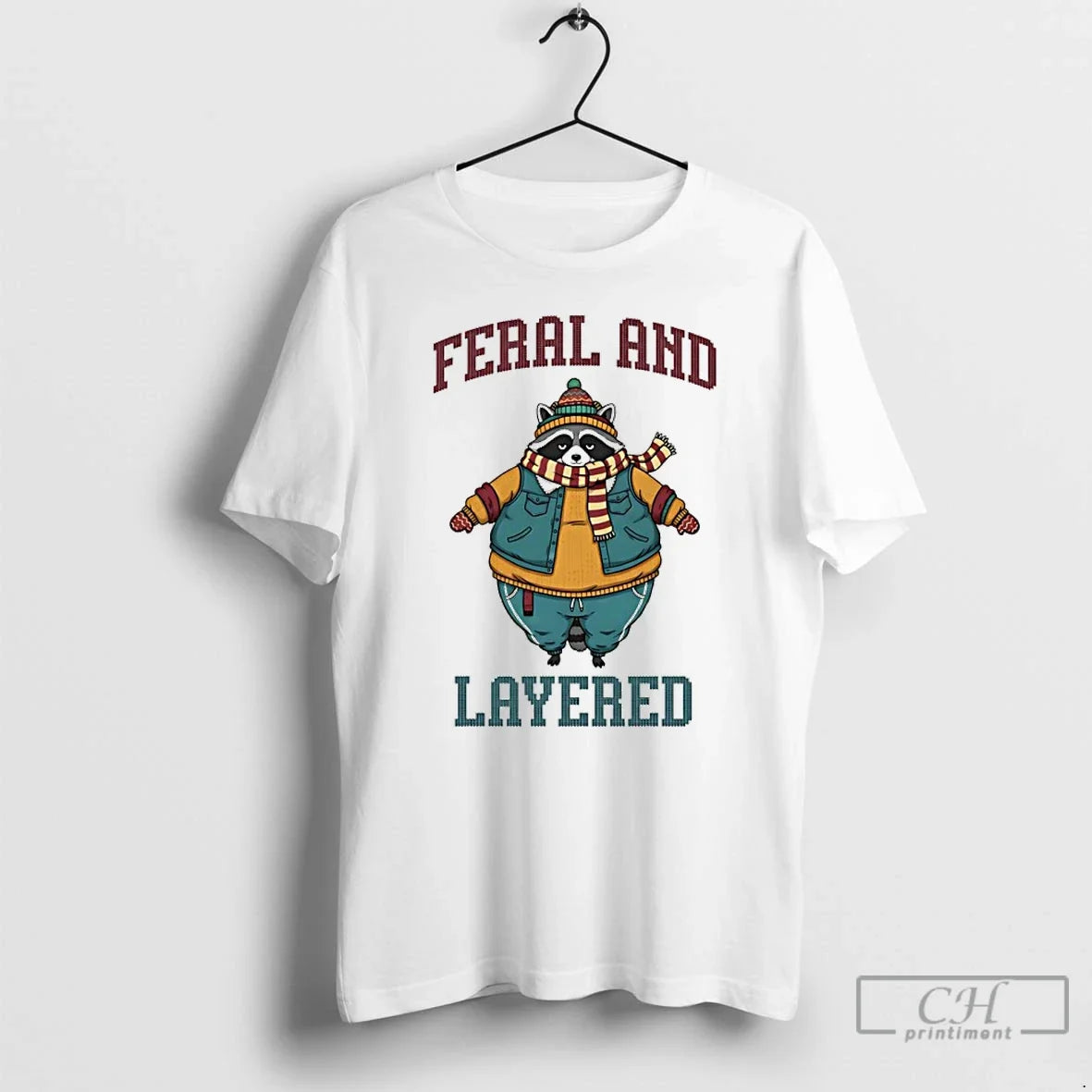 Classic Raccoon Feral Layered T-Shirts, Hoodie, Sweatshirt - T-Shirt, Sweatshirt, Hoodie