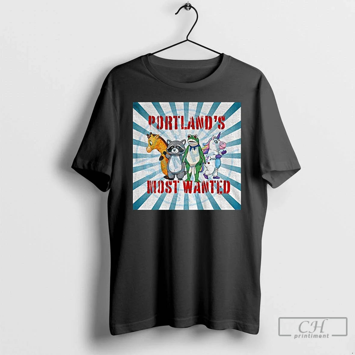 Classic Raccoon Portland Frog Portlands Most Wanted Protest Anti Ice Political T-Shirts, Hoodie, Sweatshirt - T-Shirt, Sweatshirt, Hoodie