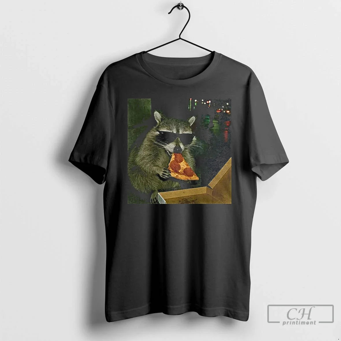Classic Raccoon Eating Pizza Funny Meme T-Shirts, Hoodie, Sweatshirt - T-Shirt, Sweatshirt, Hoodie