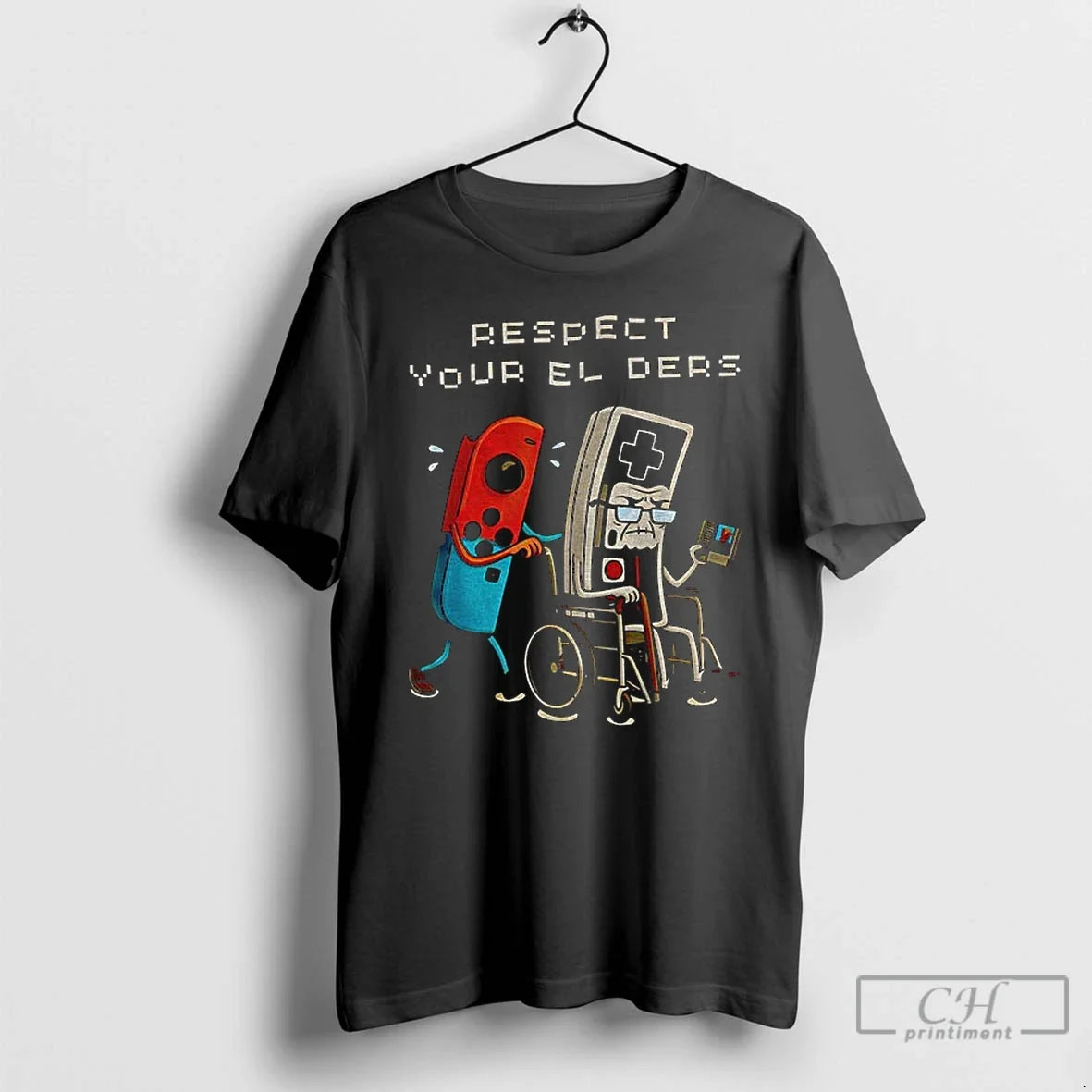 Classic Respect Your Elders Retro Gaming Funny T-Shirts, Hoodie, Sweatshirt - T-Shirt, Sweatshirt, Hoodie