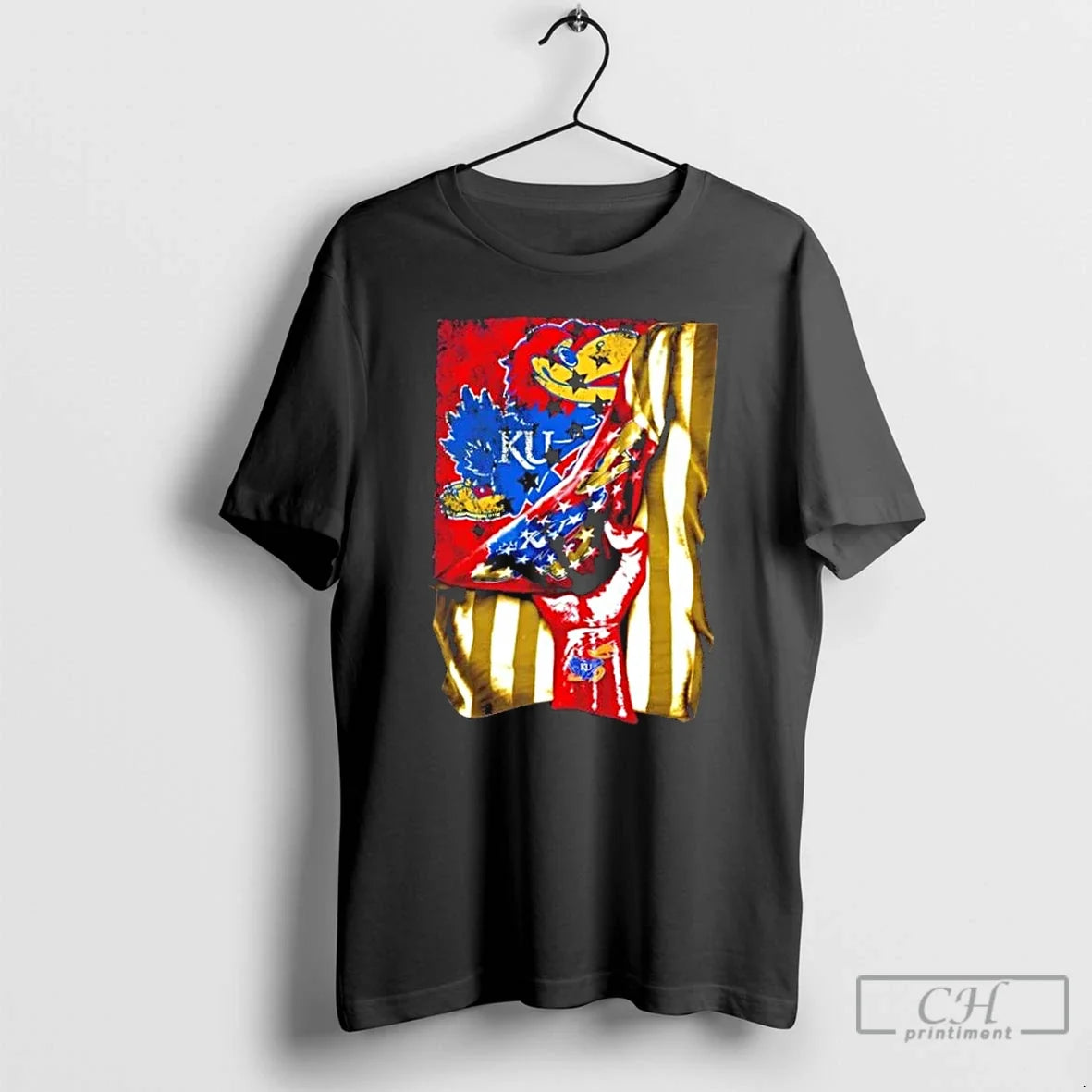 Classic Revealing Glory Kansas Jayhawks X Usa Flag T-Shirts, Hoodie, Sweatshirt - T-Shirt, Sweatshirt, Hoodie