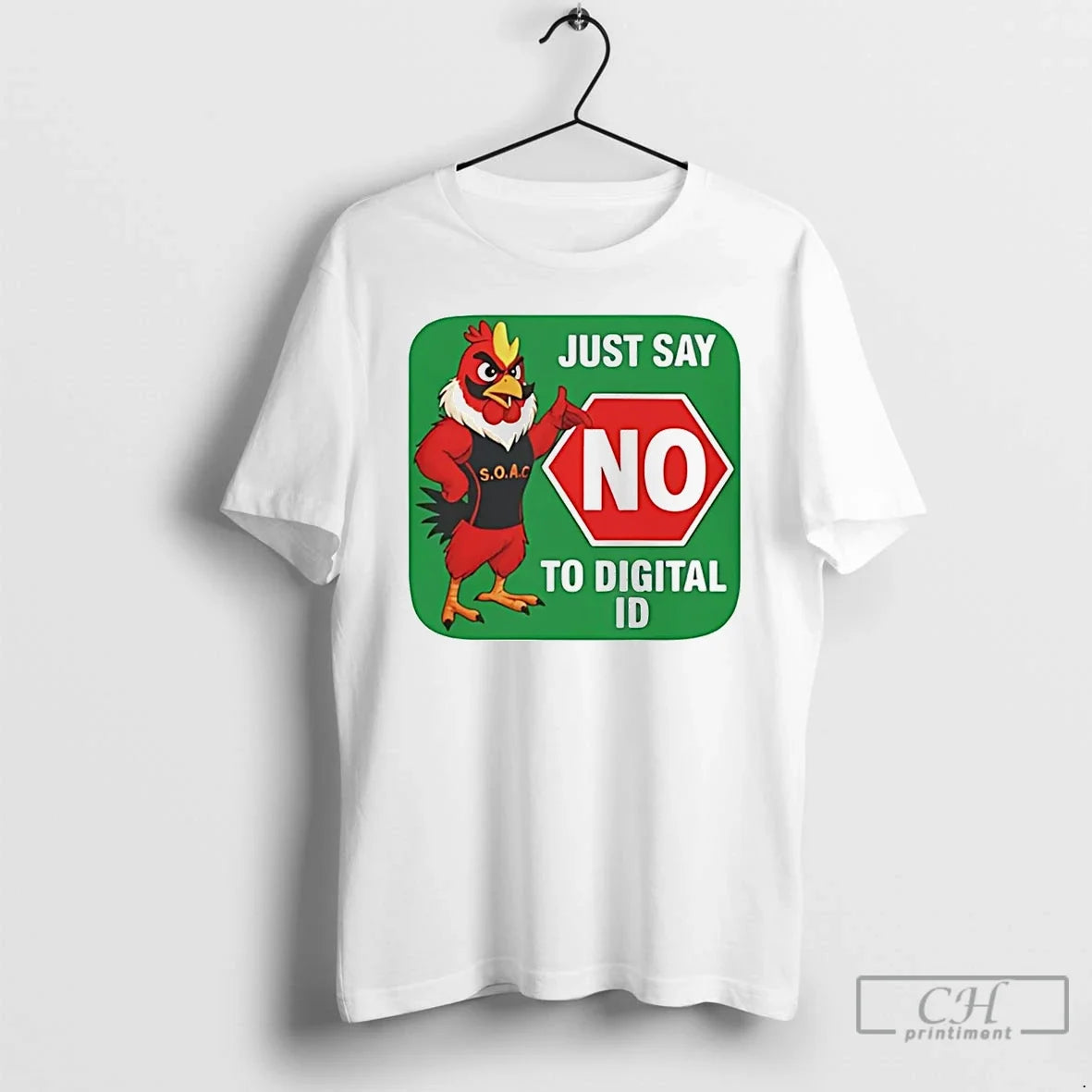 Classic Soar Chicken Just Say No Digital Id T-Shirts, Hoodie, Sweatshirt - T-Shirt, Sweatshirt, Hoodie