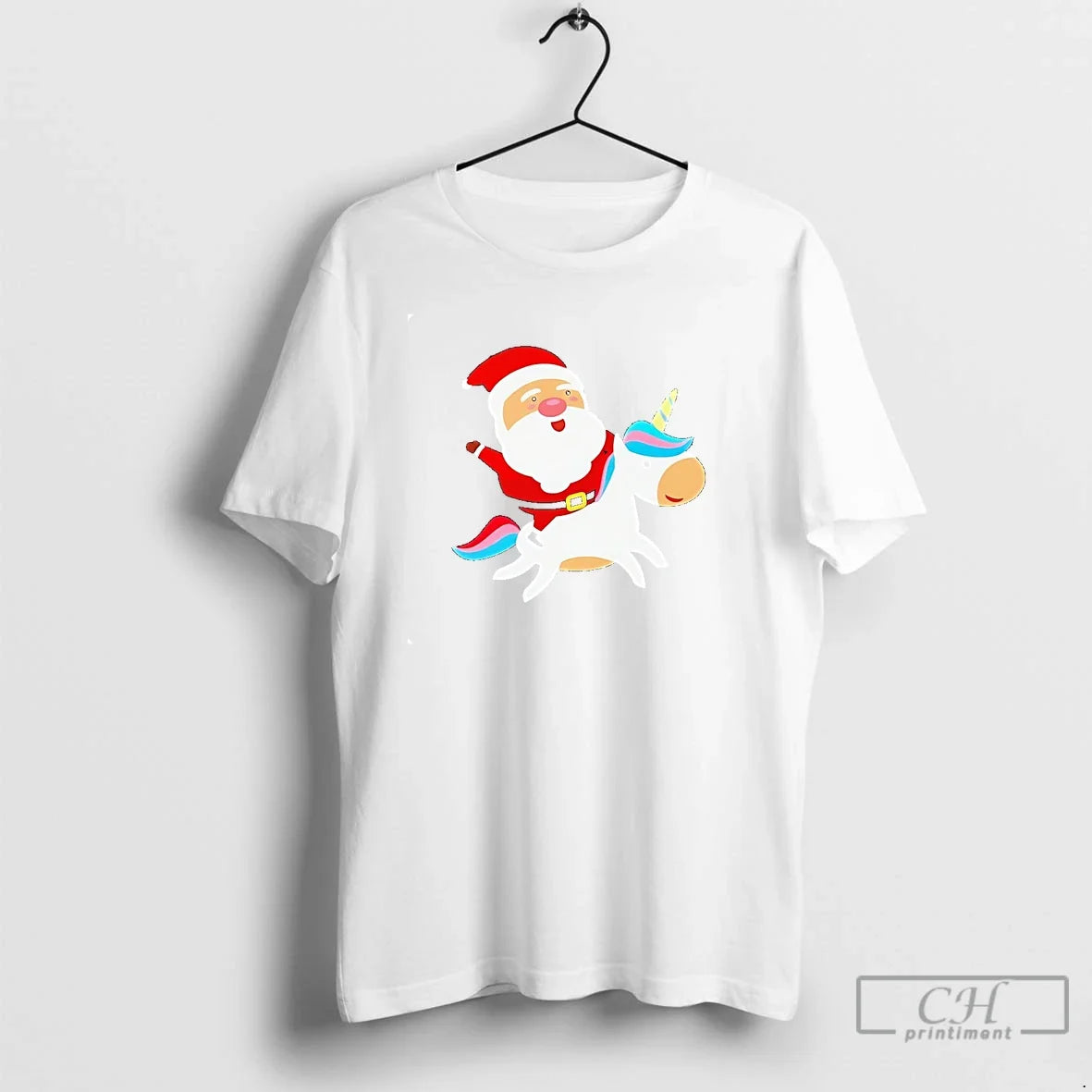 Classic Santa Claus Unicorn Rainbow Sleigh Ride T-Shirts, Hoodie, Sweatshirt - T-Shirt, Sweatshirt, Hoodie