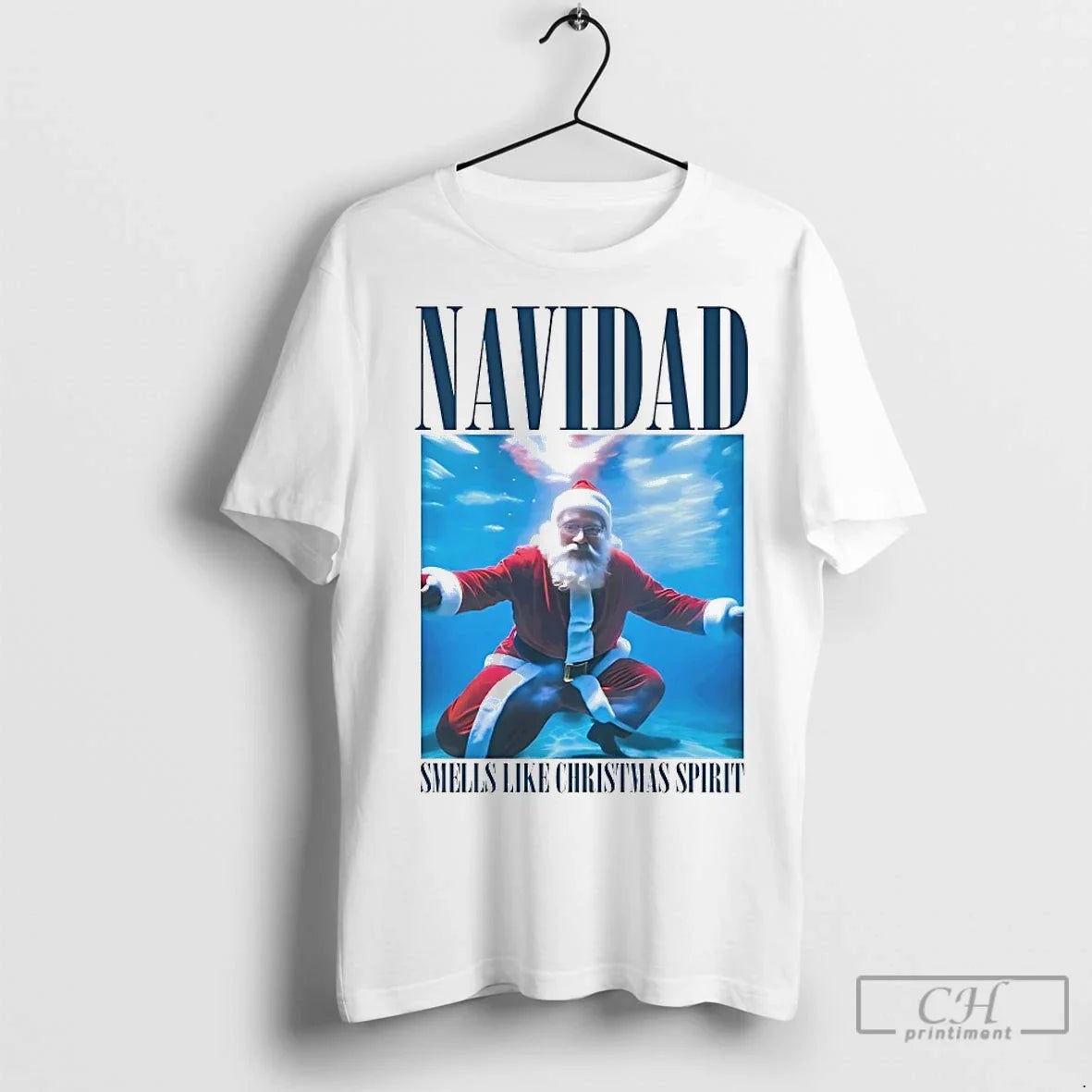 Classic Santa Navidad Smells Like Spirit T-Shirts, Hoodie, Sweatshirt - T-Shirt, Sweatshirt, Hoodie