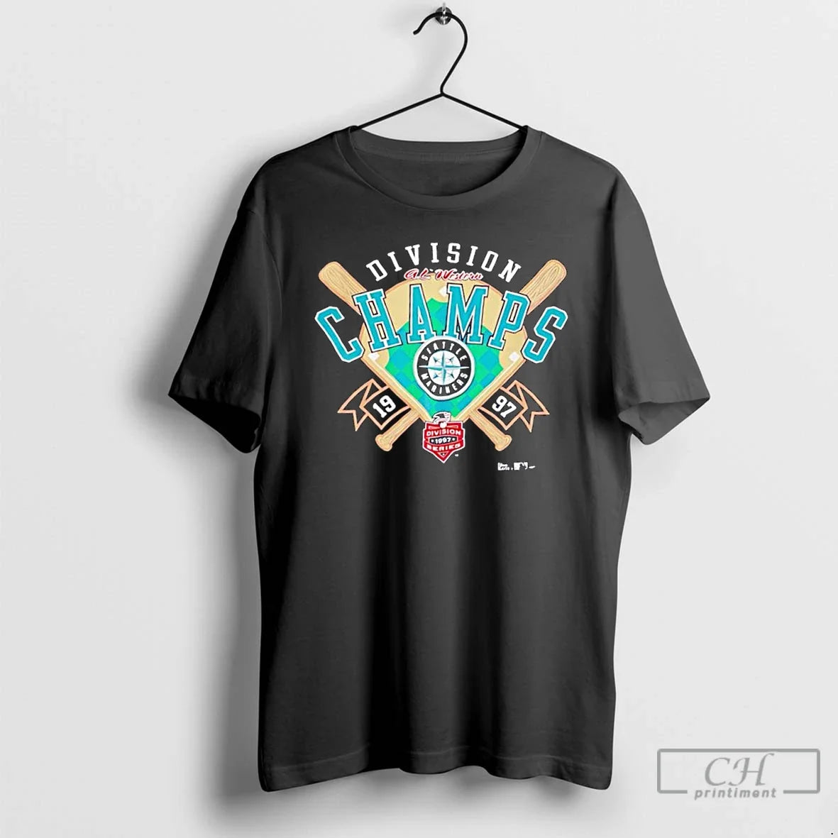 Classic Seattle Mariners 1997 Al Western Division Champions Logo T-Shirts, Hoodie, Sweatshirt - T-Shirt, Sweatshirt, Hoodie