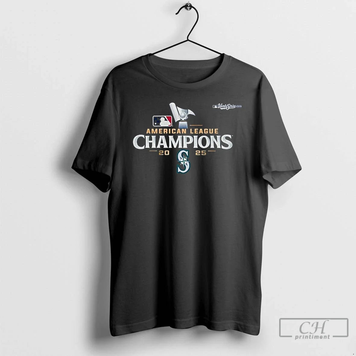 Classic Seattle Mariners 2025 American League Champions Logo T-Shirts, Hoodie, Sweatshirt - T-Shirt, Sweatshirt, Hoodie