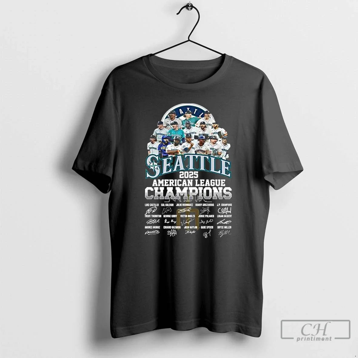 Classic Seattle Mariners Alcs Team 2025 American League Champions Signatures T-Shirts, Hoodie, Sweatshirt - T-Shirt, Sweatshirt, Hoodie