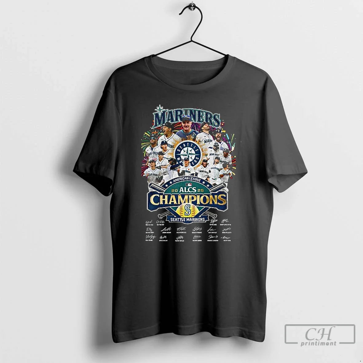 Classic Seattle Mariners American League Championship Alcs 2025 Signatures T-Shirts, Hoodie, Sweatshirt - T-Shirt, Sweatshirt, Hoodie