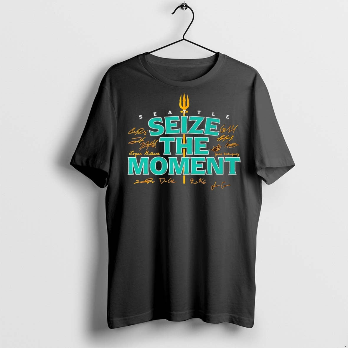 Classic Seattle Mariners Baseball Seize Moment Players Signature T-Shirts, Hoodie, Sweatshirt - T-Shirt, Sweatshirt, Hoodie