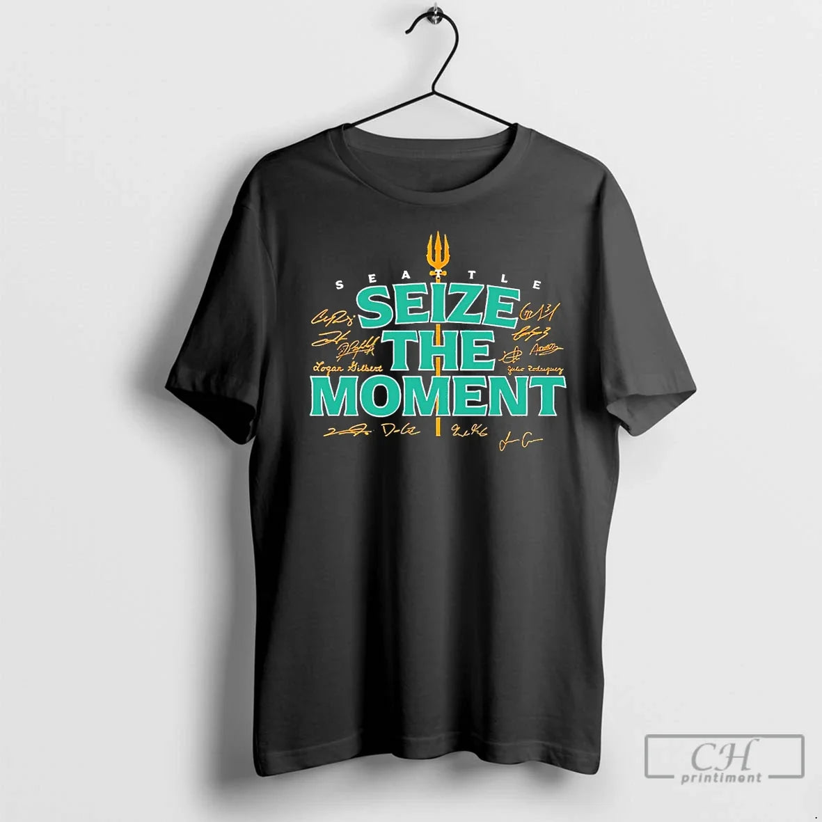 Classic Seattle Mariners Seize Moment Signature T-Shirts, Hoodie, Sweatshirt - T-Shirt, Sweatshirt, Hoodie
