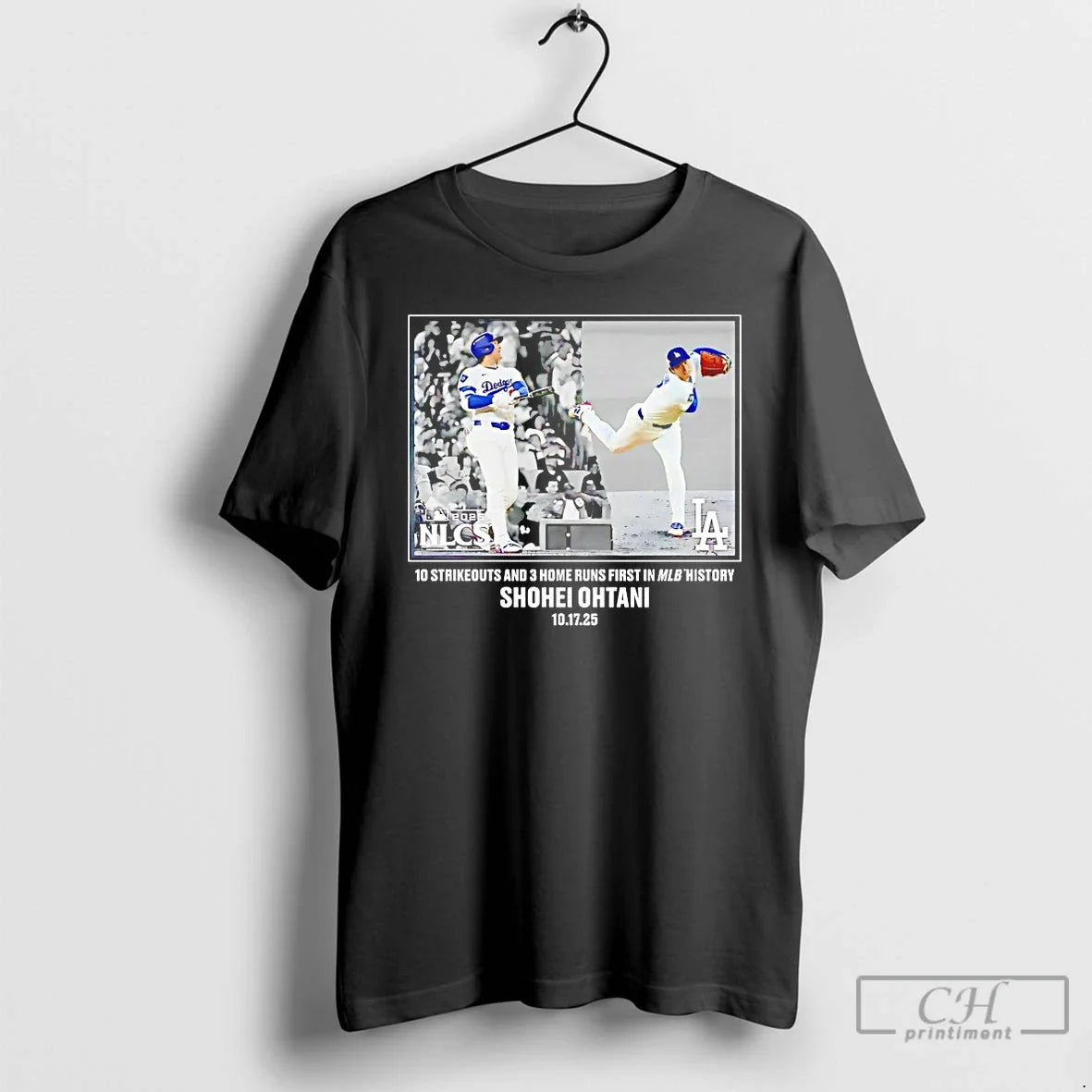 Classic Shohei Ohtani 10 Strikeout 3 Home Runs First History T-Shirts, Hoodie, Sweatshirt - T-Shirt, Sweatshirt, Hoodie