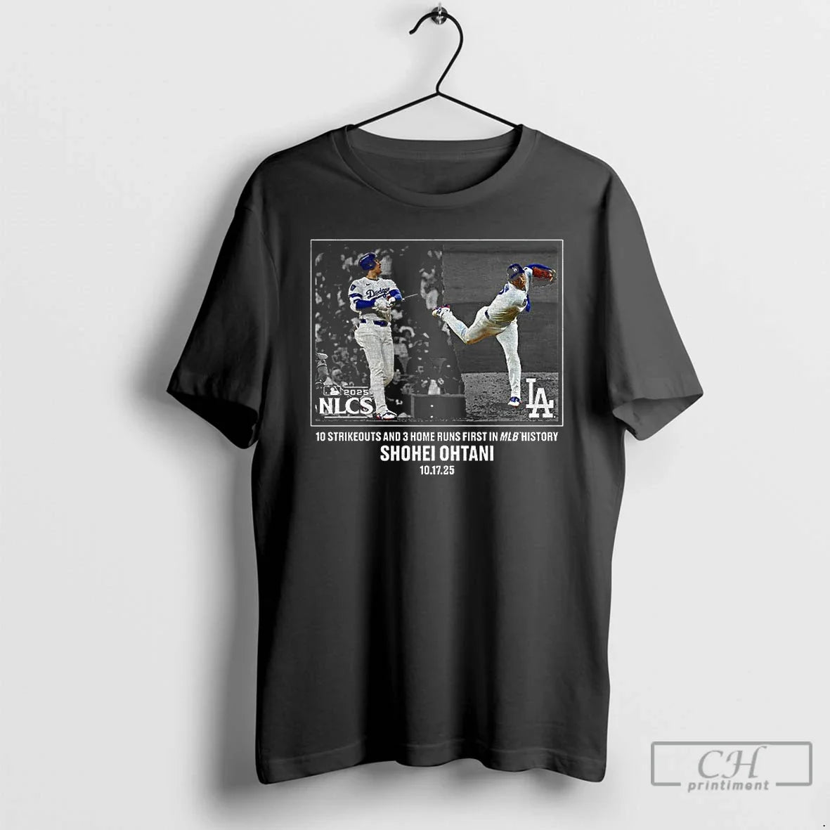 Classic Shohei Ohtani Dodgers 2025 Mlb Postseason Moment 10 Strikeouts 3 Home Runs T-Shirts, Hoodie, Sweatshirt - T-Shirt, Sweatshirt, Hoodie