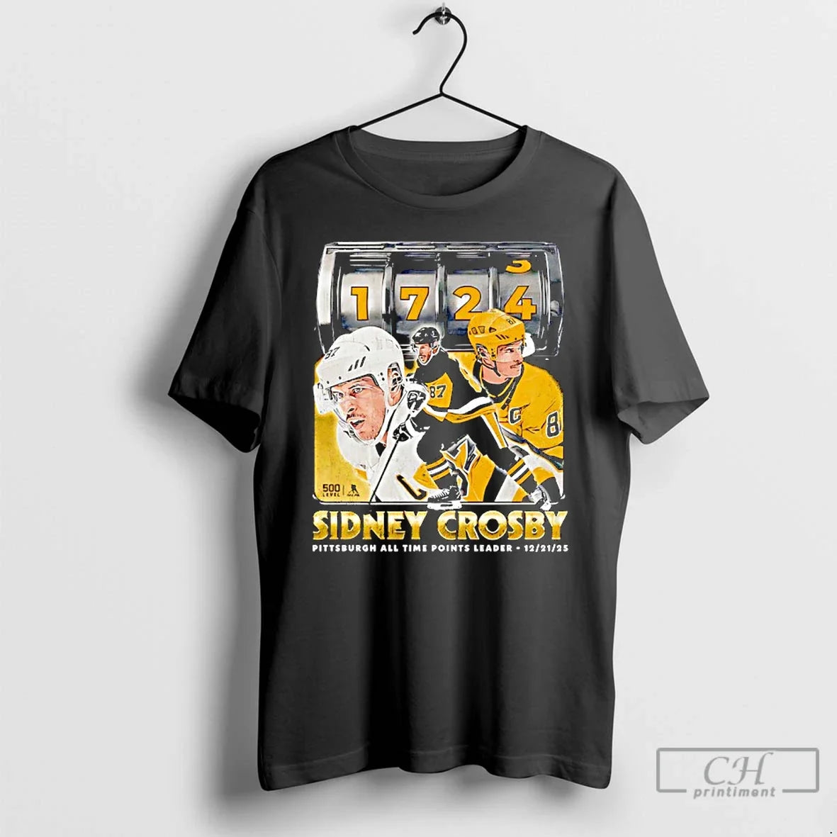 Classic Sidney Crosby 87 Pittsburgh Penguins All Time Points Leader 1724 T-Shirts, Hoodie, Sweatshirt - T-Shirt, Sweatshirt, Hoodie