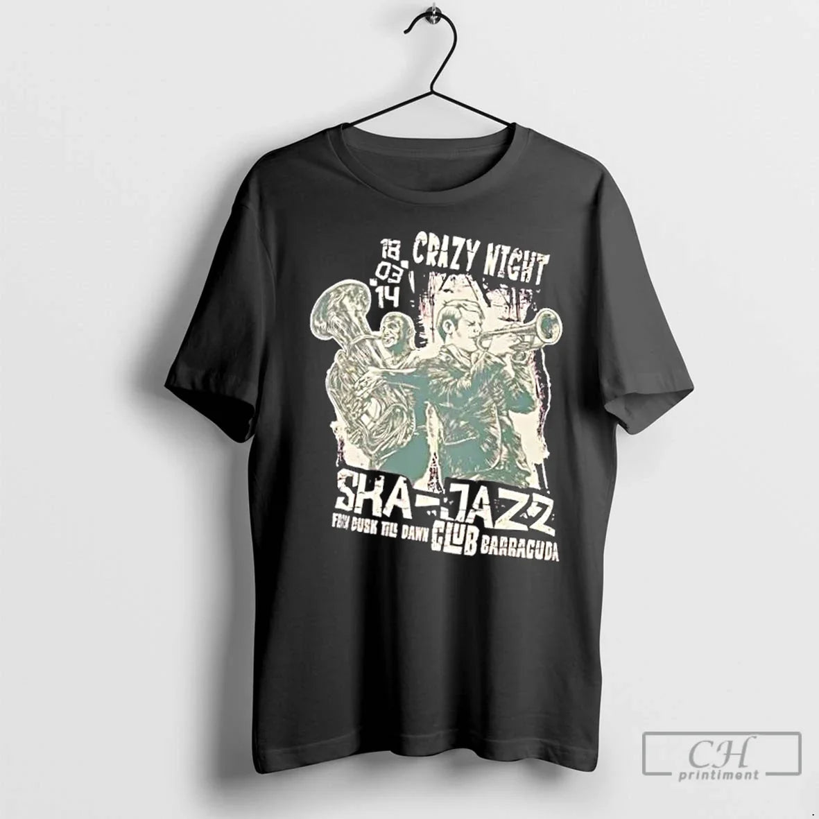 Classic Ska Jazz Retro Club Barracuda Music T-Shirts, Hoodie, Sweatshirt - T-Shirt, Sweatshirt, Hoodie