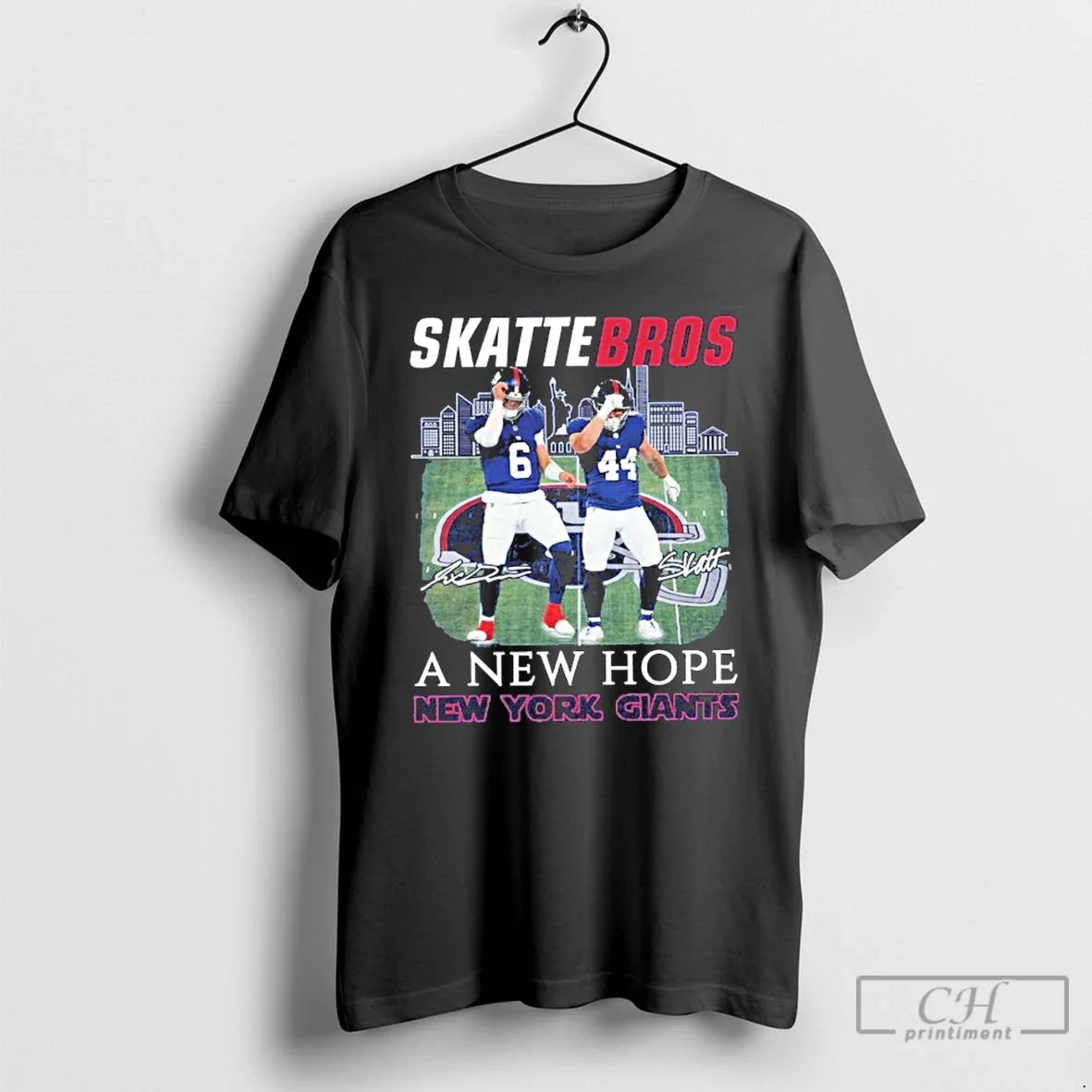 Classic Skatt Bros New Hope New York Giants Player Signature T-Shirts, Hoodie, Sweatshirt - T-Shirt, Sweatshirt, Hoodie