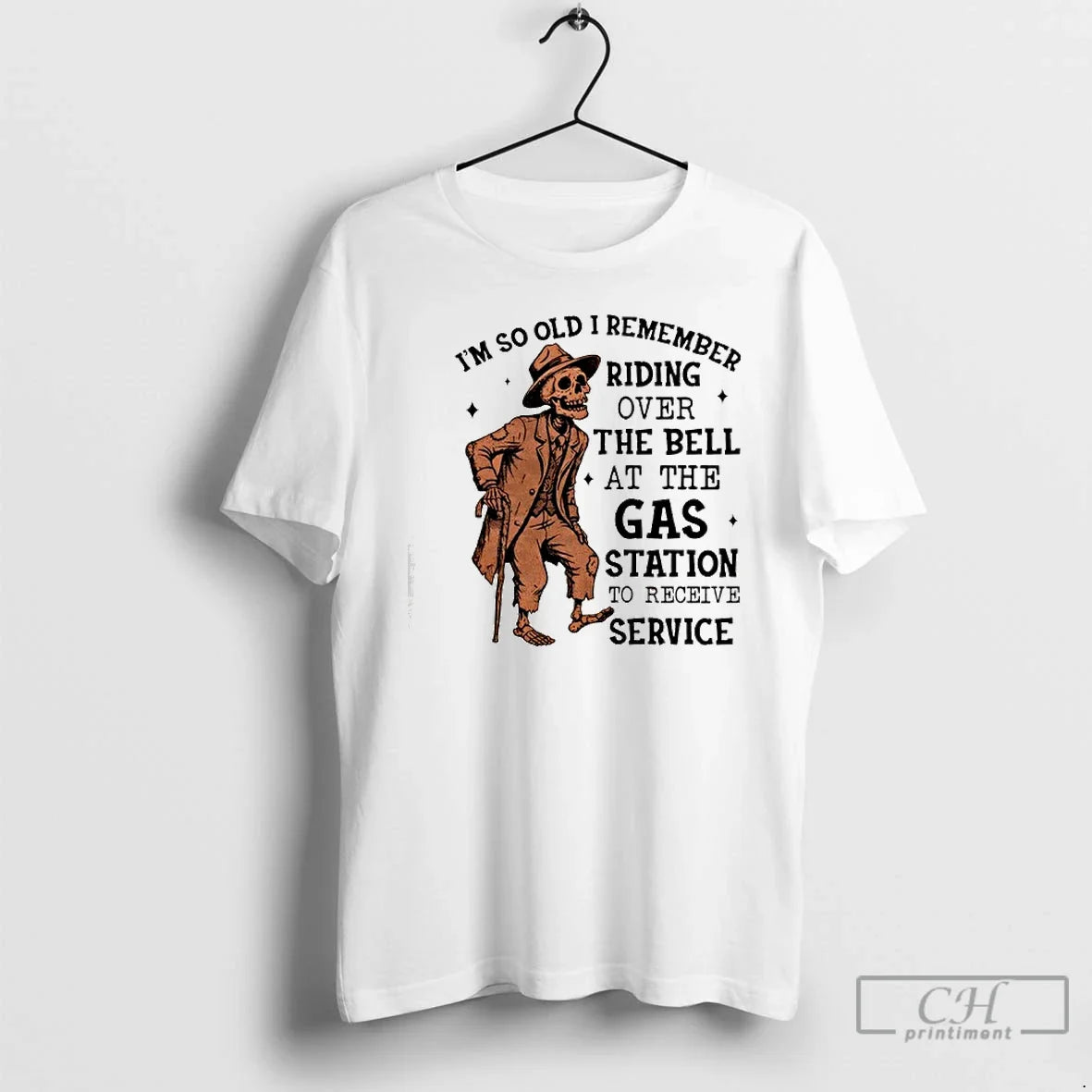 Classic Skeleton Im So Old I Remember Riding Over Bell Gas Station T-Shirts, Hoodie, Sweatshirt - T-Shirt, Sweatshirt, Hoodie