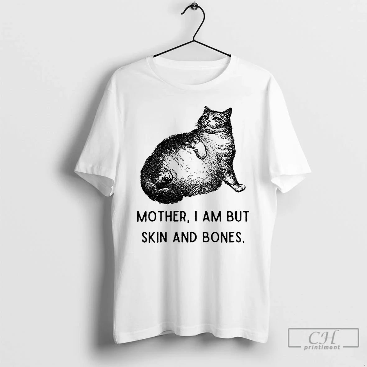 Classic Skin Bones Cat Mother I Am But Skin Bones T-Shirts, Hoodie, Sweatshirt - T-Shirt, Sweatshirt, Hoodie