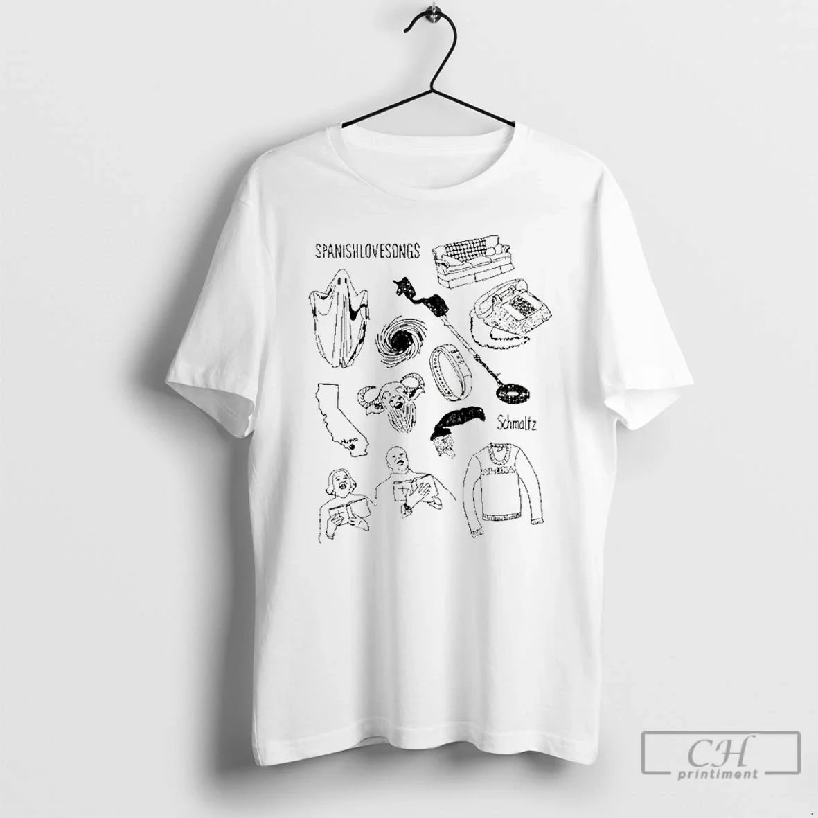 Classic Spanish Love Songs Schmaltz Illustrations T-Shirts, Hoodie, Sweatshirt - T-Shirt, Sweatshirt, Hoodie